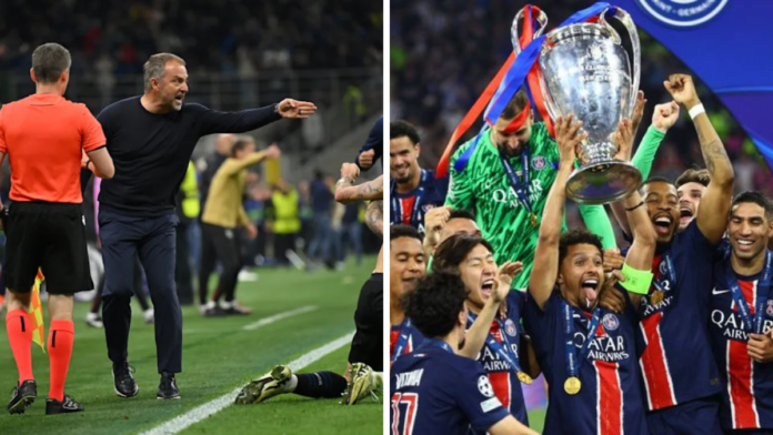 aufstellungen: teilnehmer: psg gegen inter mailand