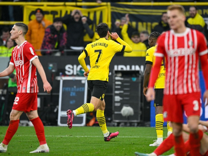 ticker: teilnehmer: sc freiburg gegen borussia dortmund