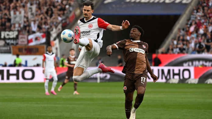 ticker: teilnehmer: eintracht frankfurt gegen fc st. pauli
